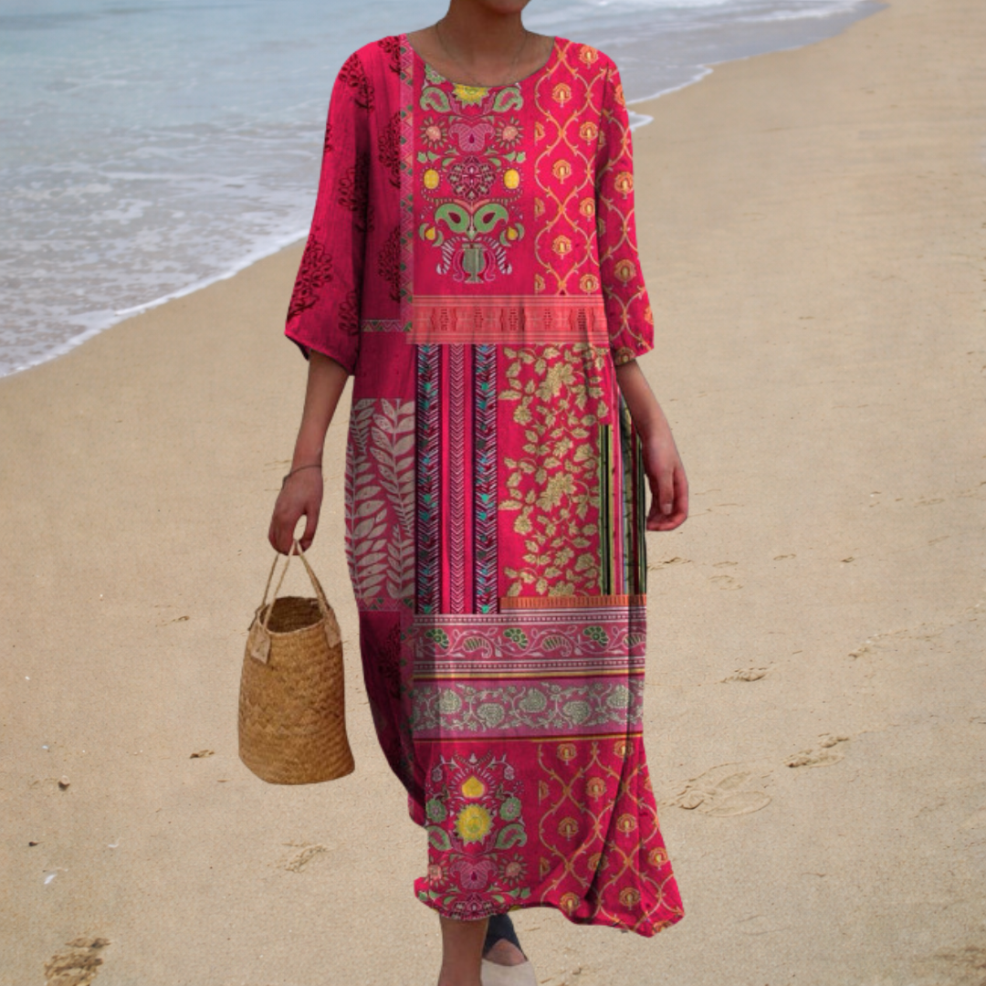 Noelia | Vestido largo de estilo boho