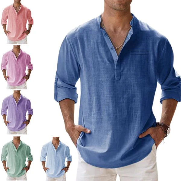 Camisa de Manga Larga Ligera y Transpirable