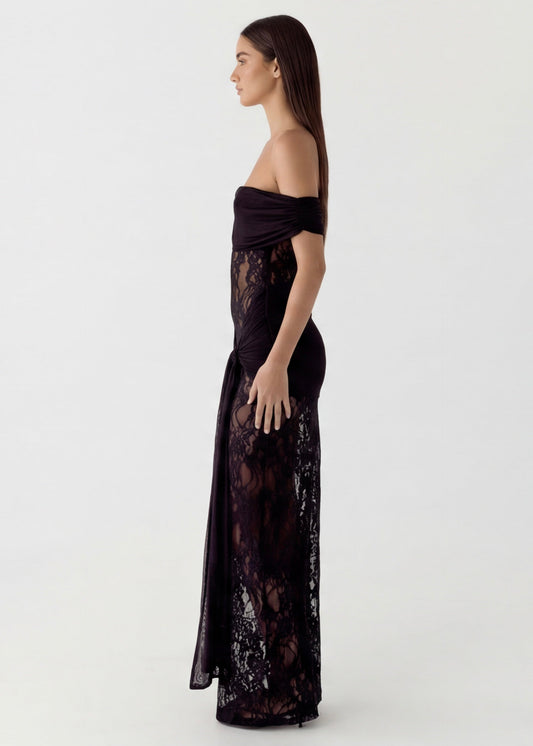 Serrano Madrid | Vestido largo de encaje