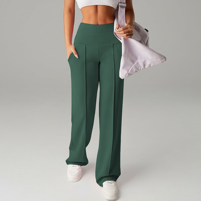Loreto | Pantalón recto de tiro alto confort chic