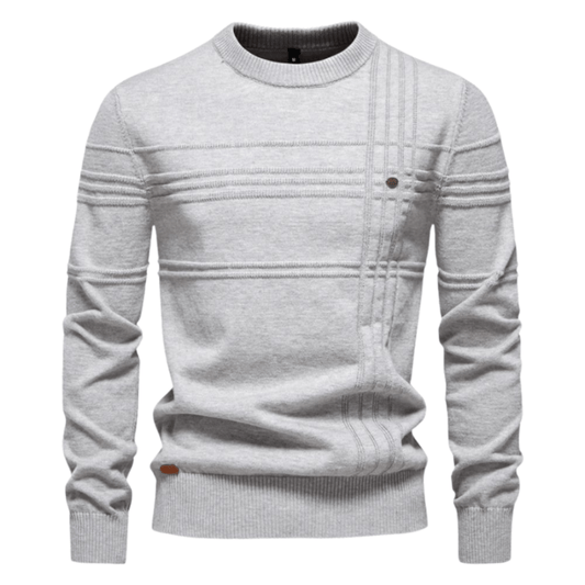 Mateo | Elegante jersey de hombre con diseño de cuadros