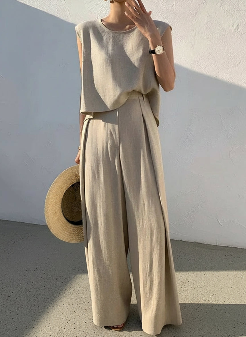 Atenea™ | Conjunto camisa y pantalón viscosa