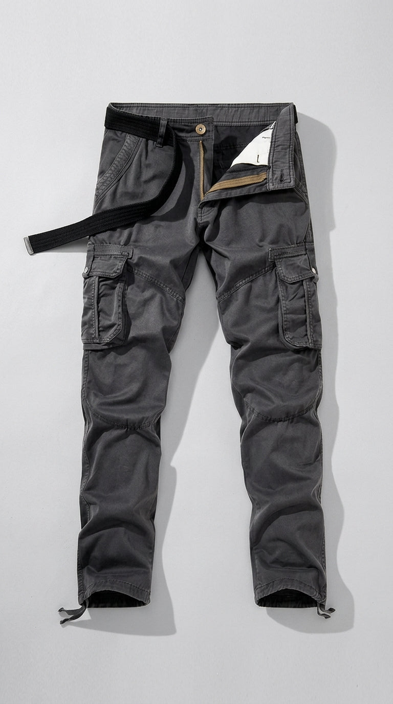 Pantalón Cargo – Multibolsillos, Resistente y Cómodo