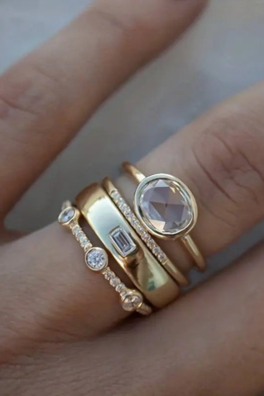 Anillo Vintage y Circonita