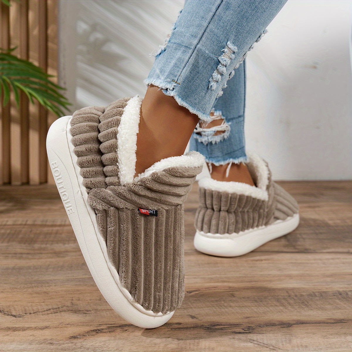 Zapatillas de casa de peluche CozyStep