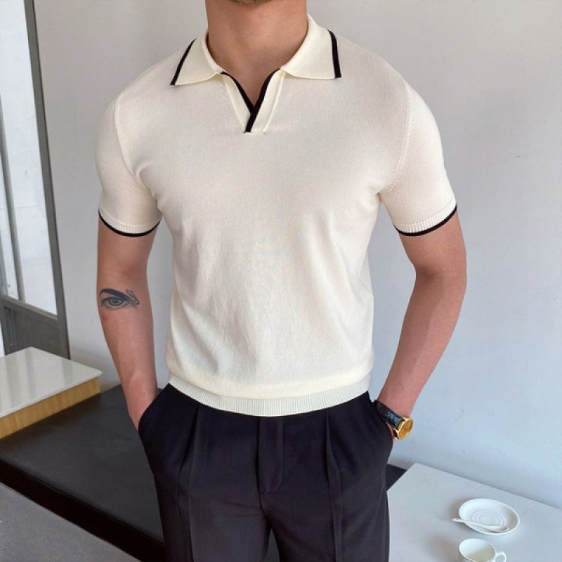 Nicolò™ | Polo elegante de cuello abierto