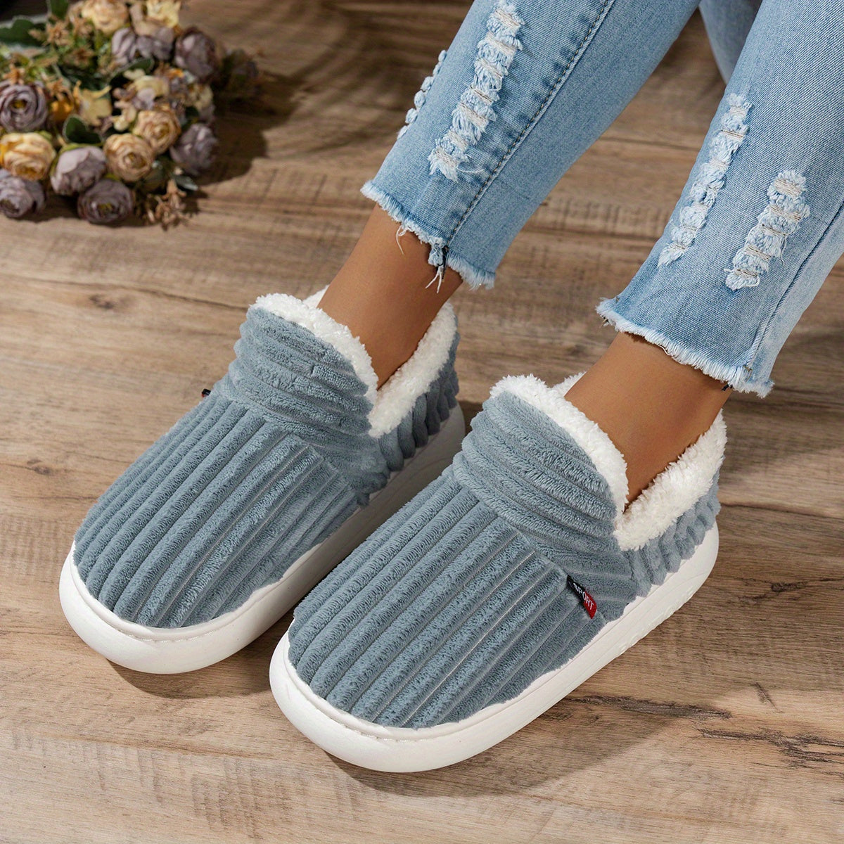 Zapatillas de casa de peluche CozyStep