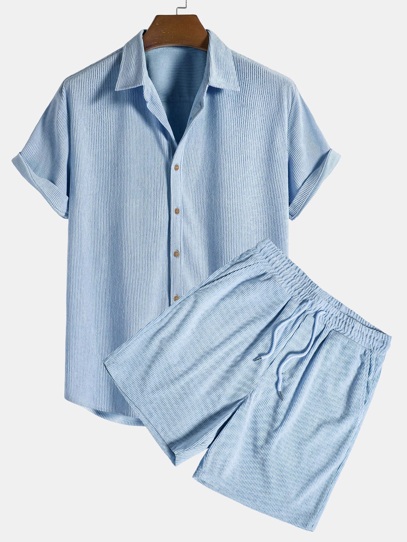 Salerno™ | Conjunto ligero de camisa y shorts para hombre