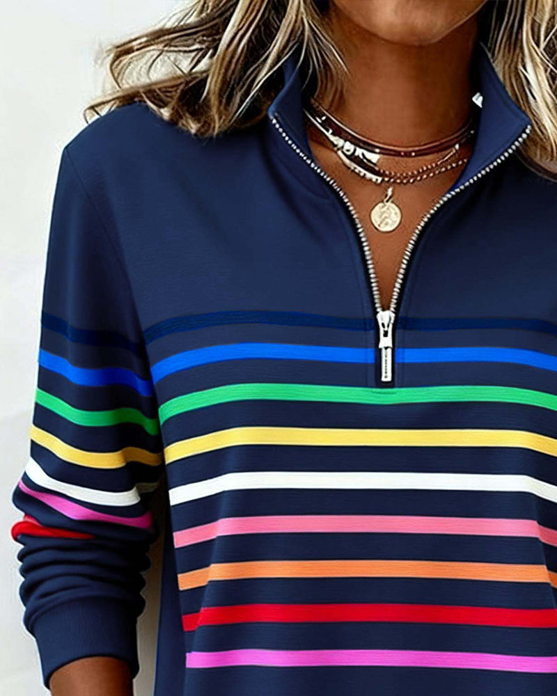 MARIA | Jersey casual con comodidad y estilo colorido para el día a día