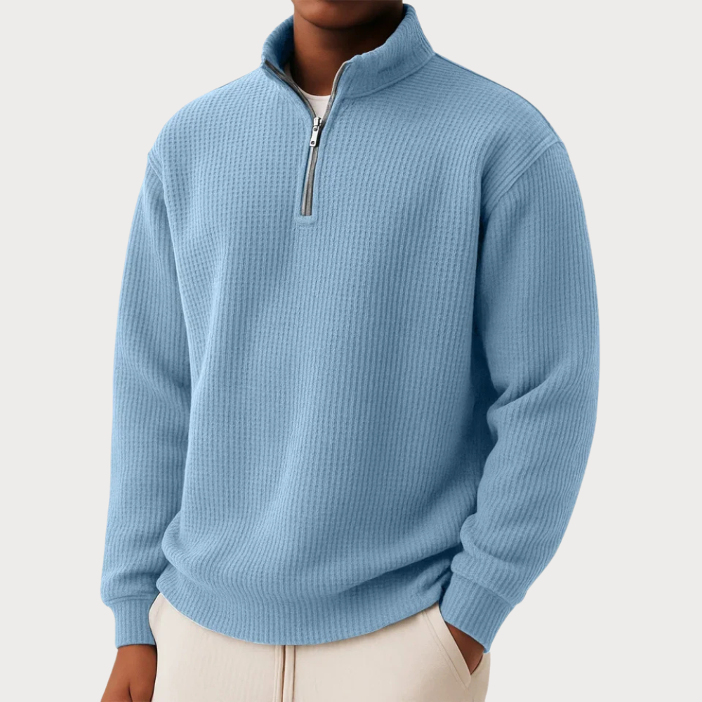 FRAN | Jersey esencial con cremallera