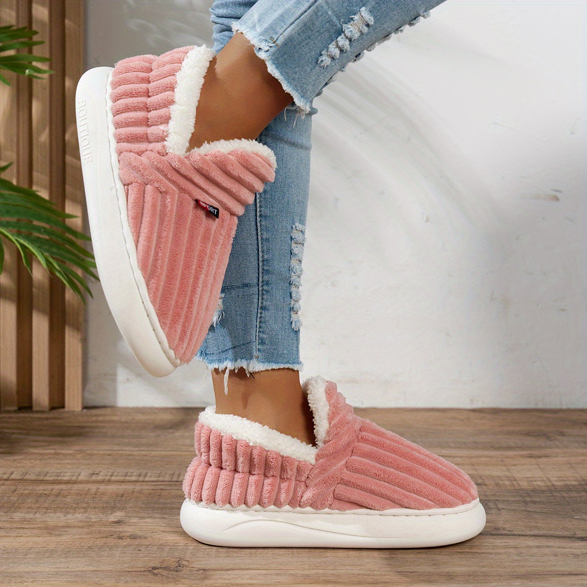 Zapatillas de casa de peluche CozyStep