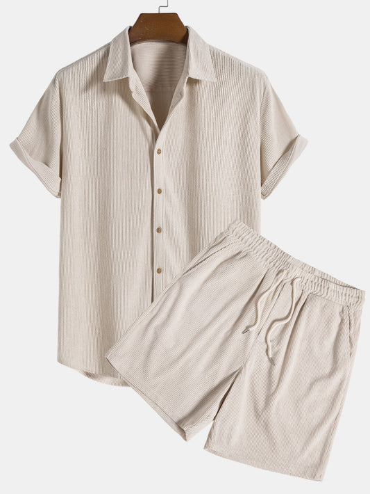 Salerno™ | Conjunto ligero de camisa y shorts para hombre