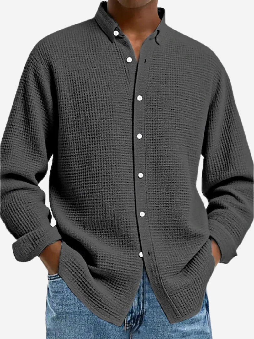 Javier | Camisa elegante con textura