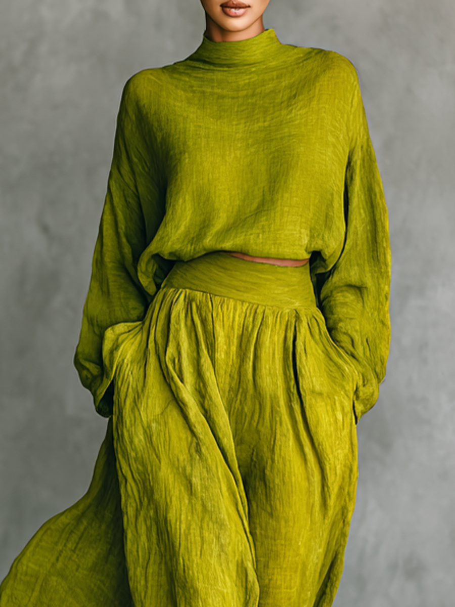 Mariela | Conjunto de mujer verde
