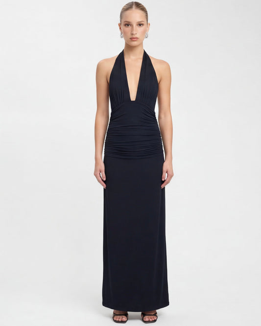 Serrano Madrid | Maxi con cuello halter de Nyx