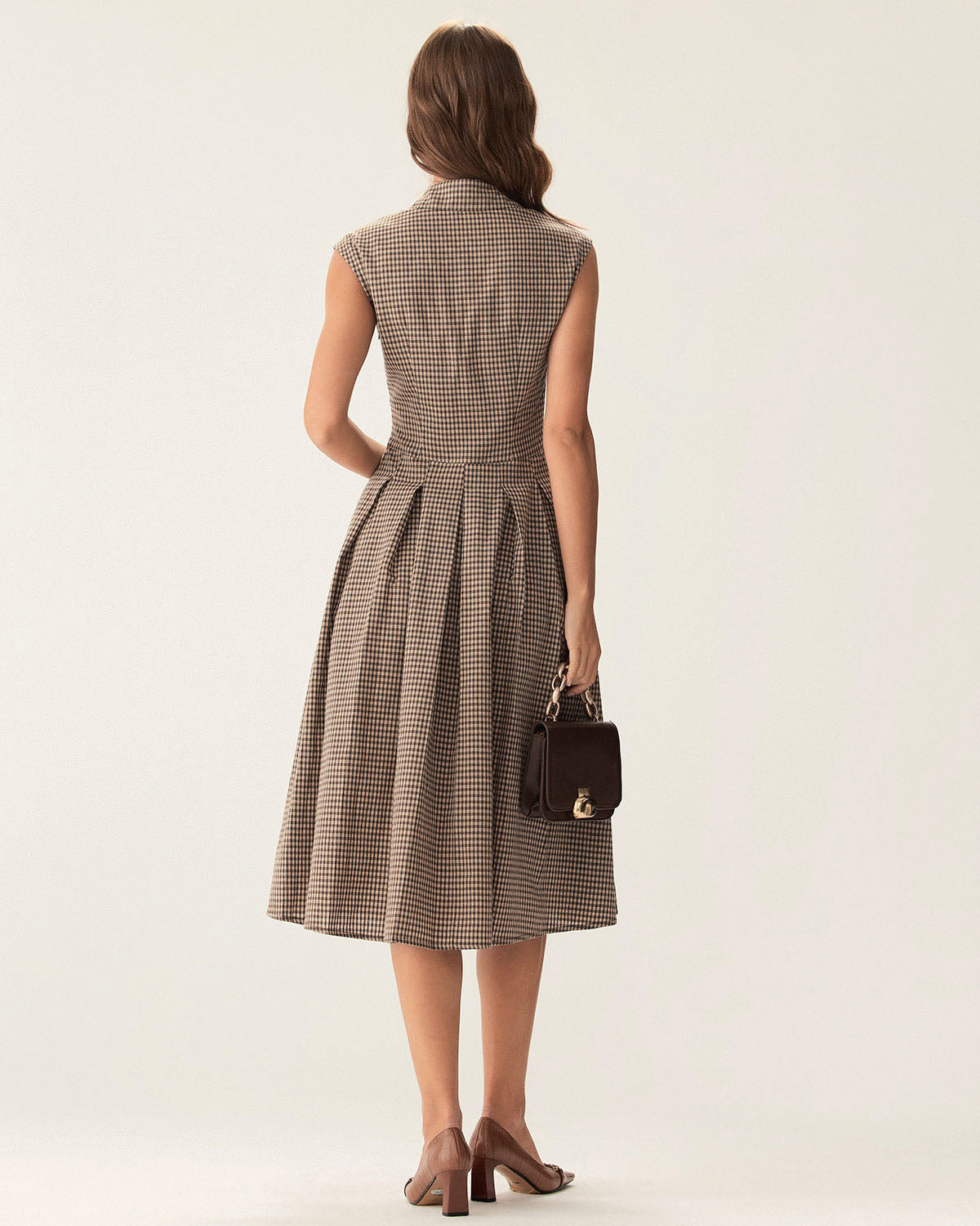 Claudia | Vestido Silueta A-line estampado atemporal