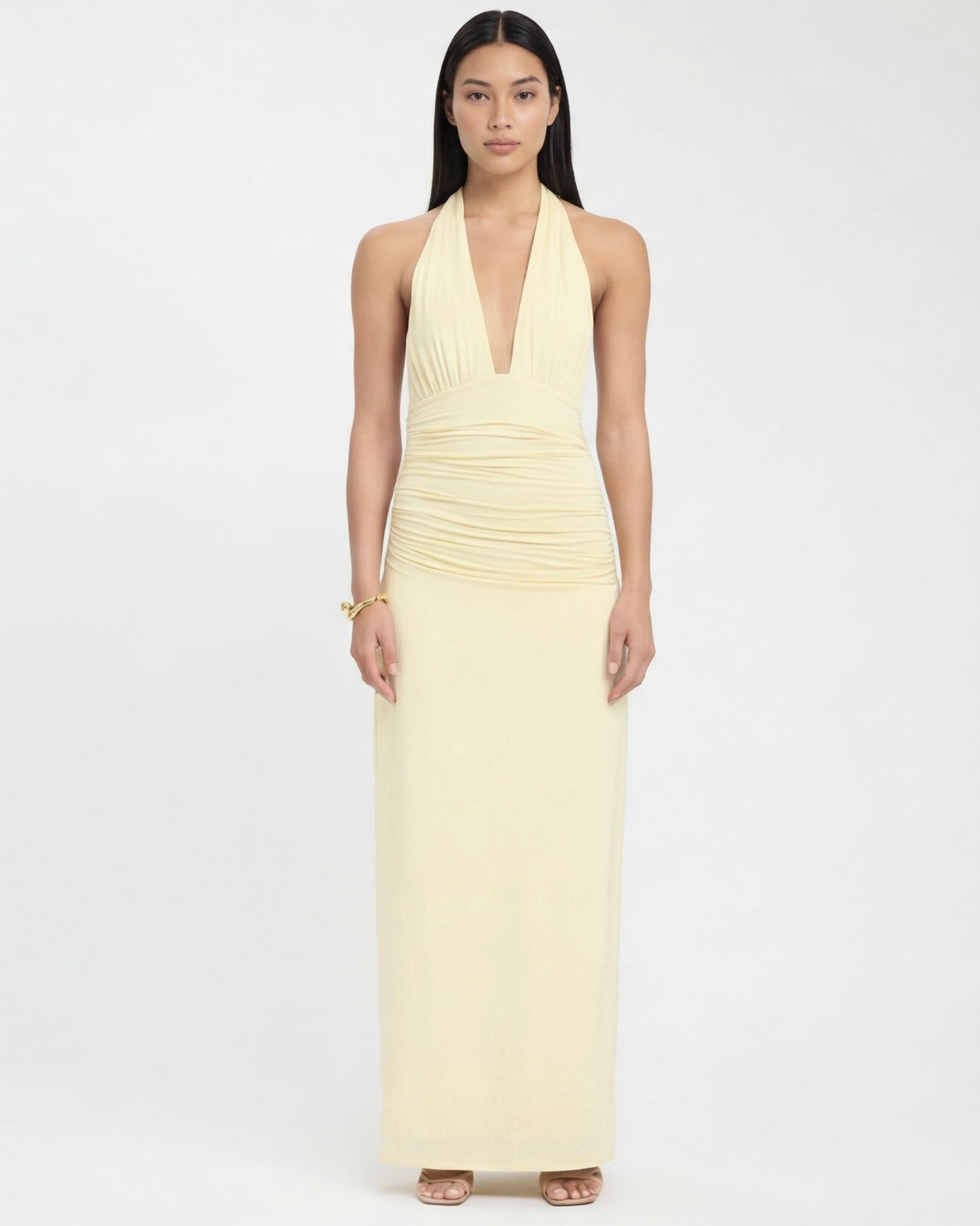 Serrano Madrid | Maxi con cuello halter de Nyx