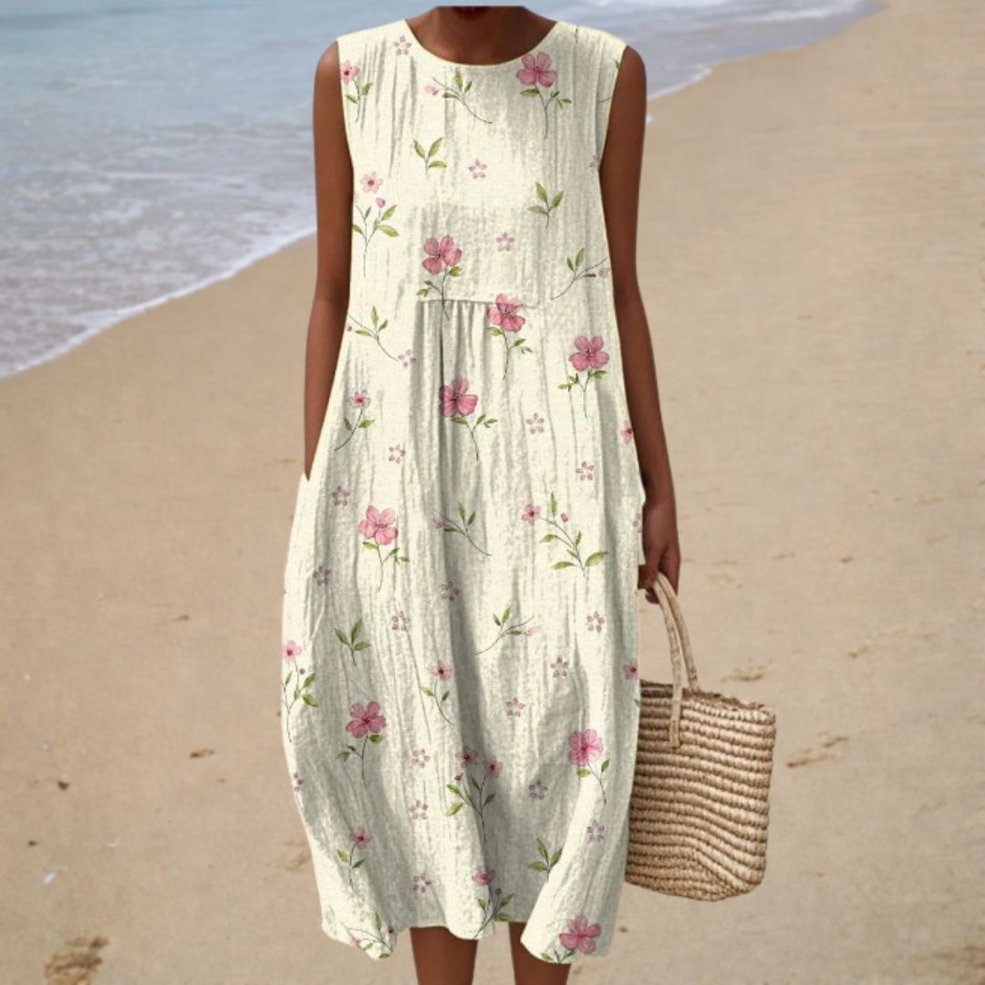 Patricia | Vestido romántico con estampado floral