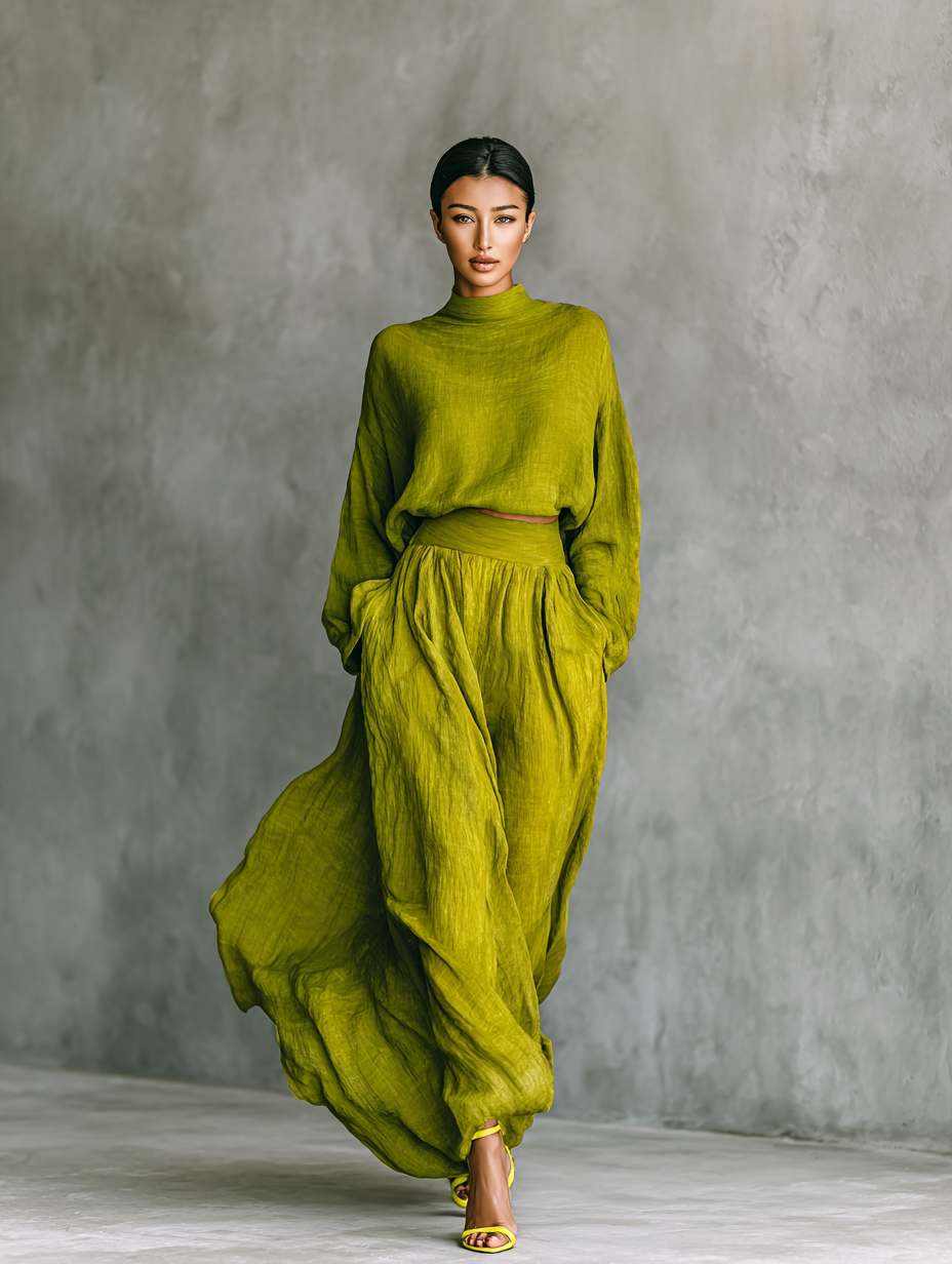 Mariela | Conjunto de mujer verde