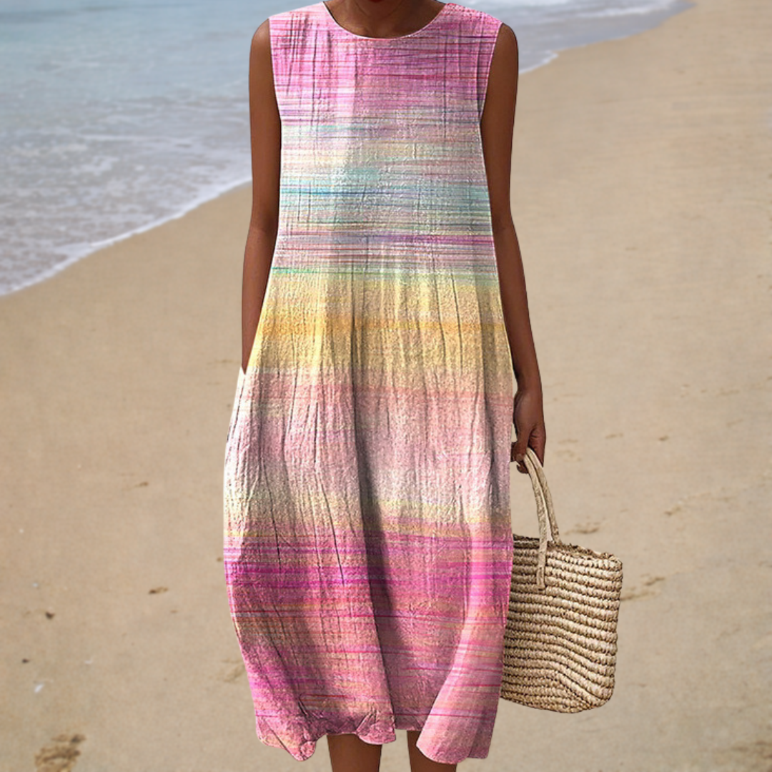 Olivia | Vestido midi fluido