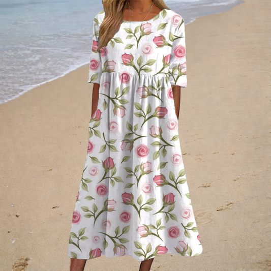 Leonor | Vestido midi boho
