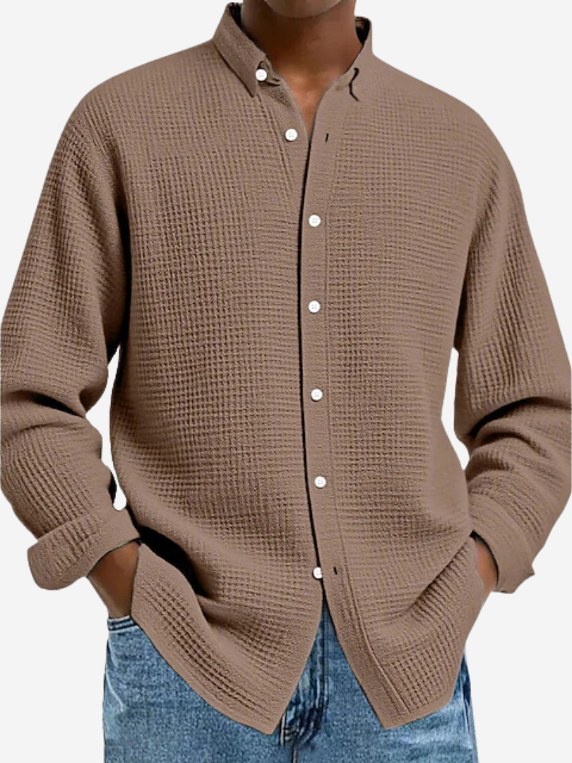 Javier | Camisa elegante con textura