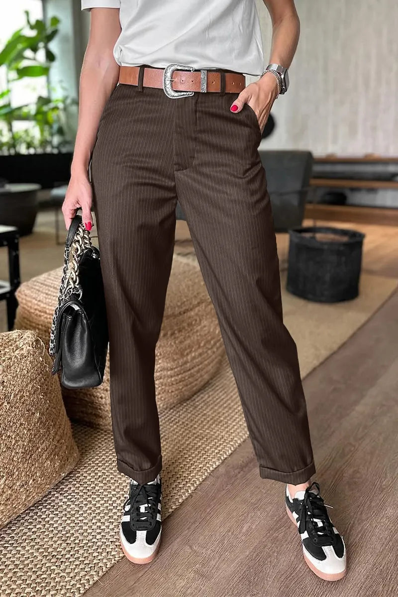 MATILDA | PANTALÓN ELEGANTE CON RAYAS