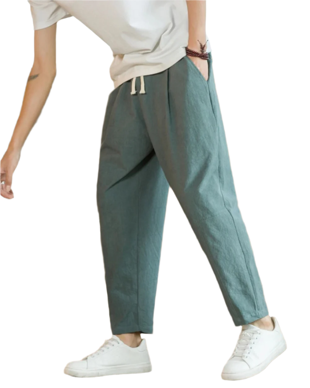 Pantalón de algodón.