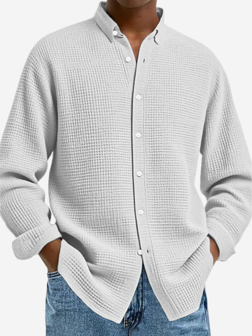 Javier | Camisa elegante con textura