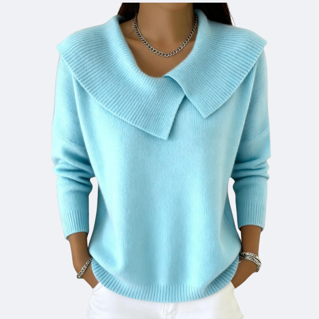 Lucia | Jersey cálido con cuello suave