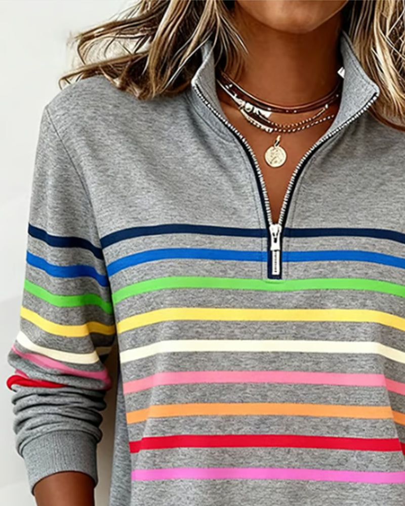 MARIA | Jersey casual con comodidad y estilo colorido para el día a día