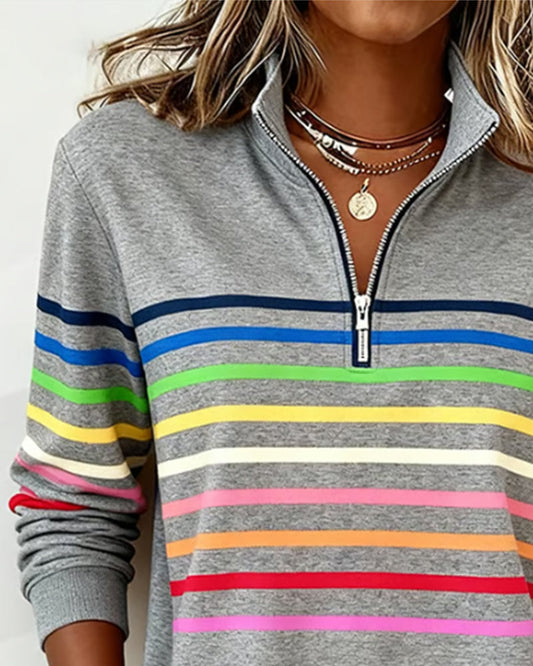MARIA | Jersey casual con comodidad y estilo colorido para el día a día