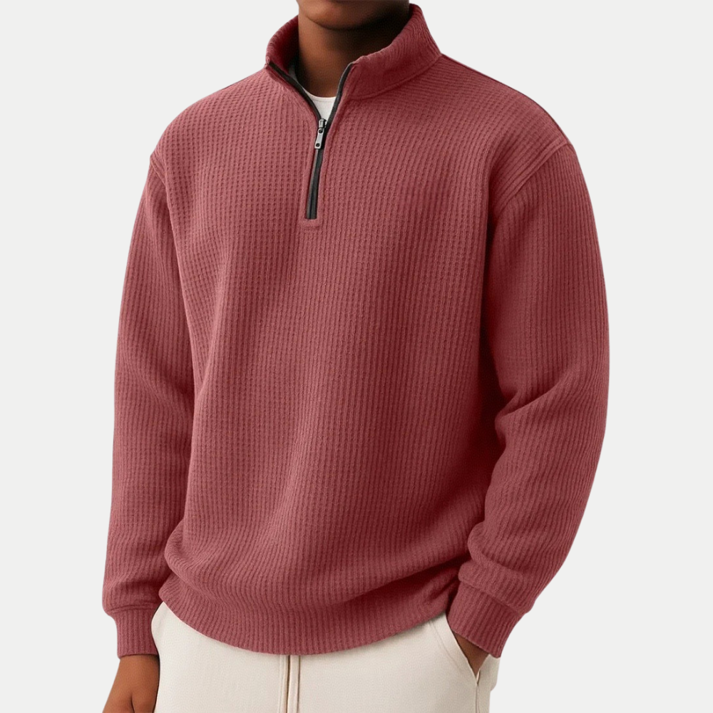 FRAN | Jersey esencial con cremallera