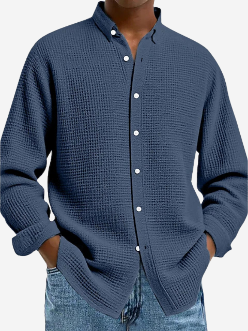 Javier | Camisa elegante con textura