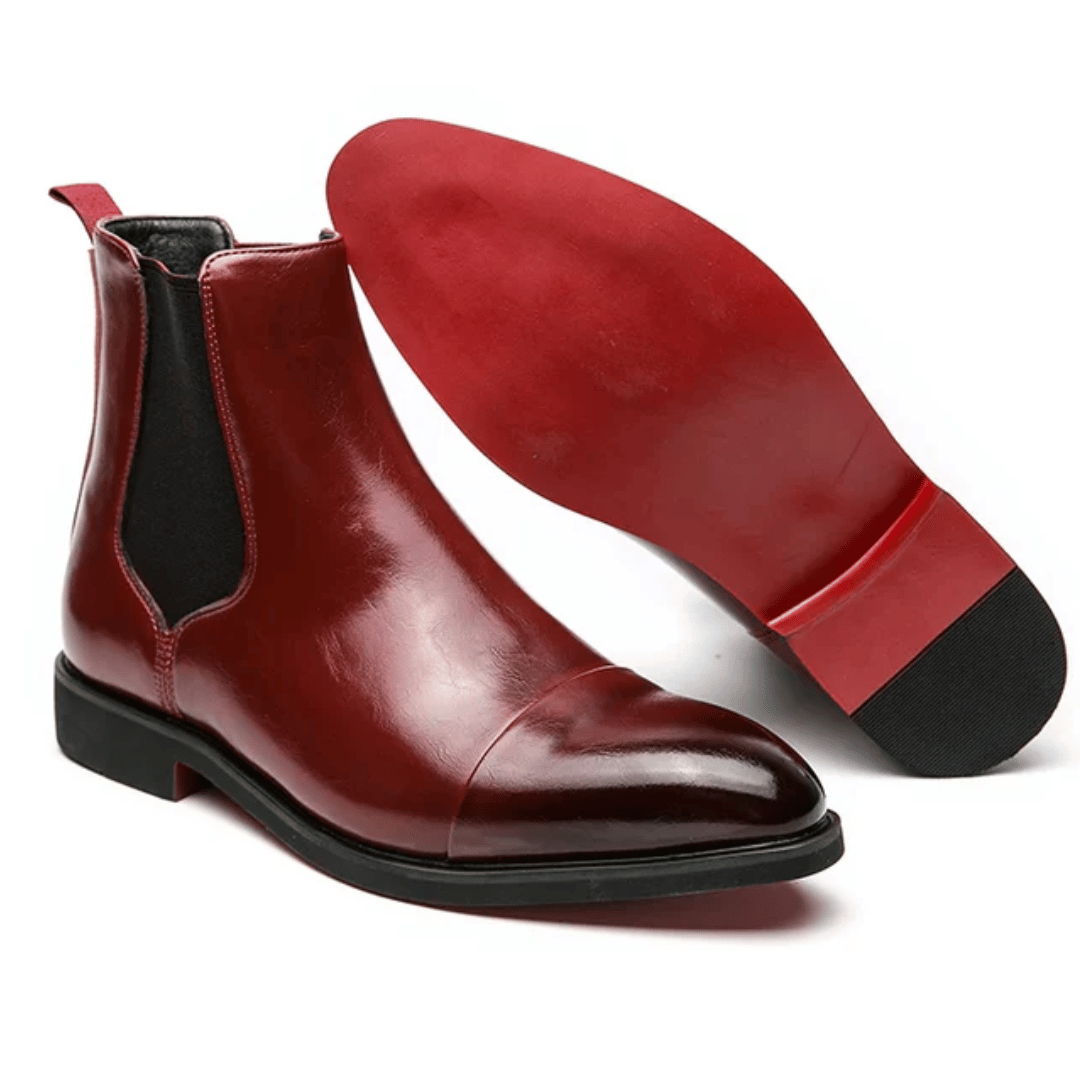 Botas Chelsea de cuero premium