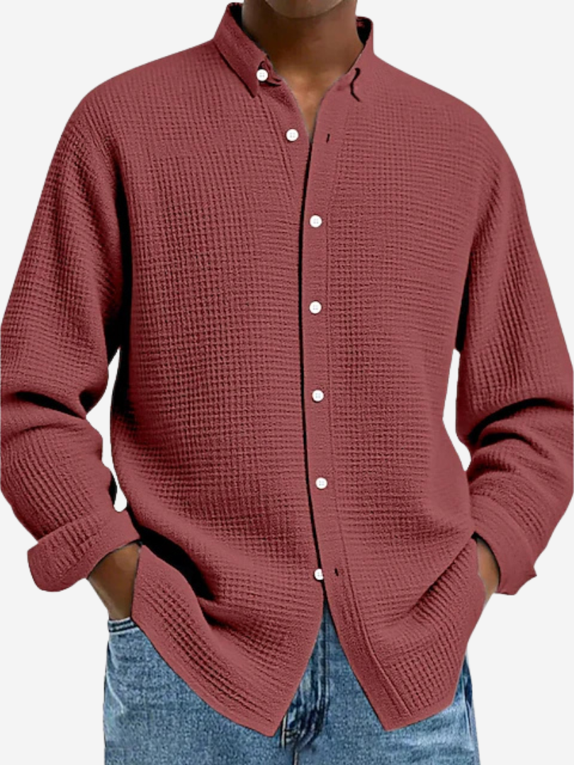 Javier | Camisa elegante con textura