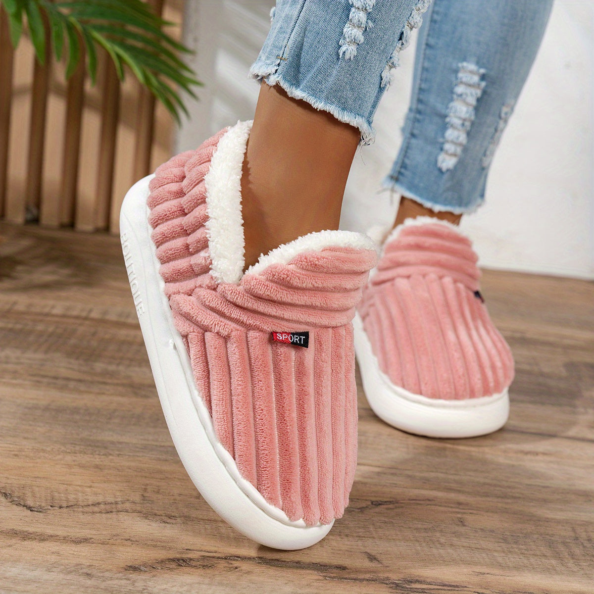 Zapatillas de casa de peluche CozyStep