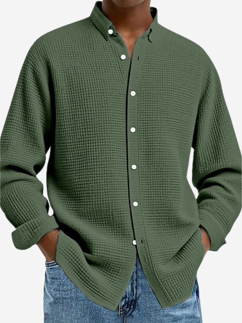 Javier | Camisa elegante con textura