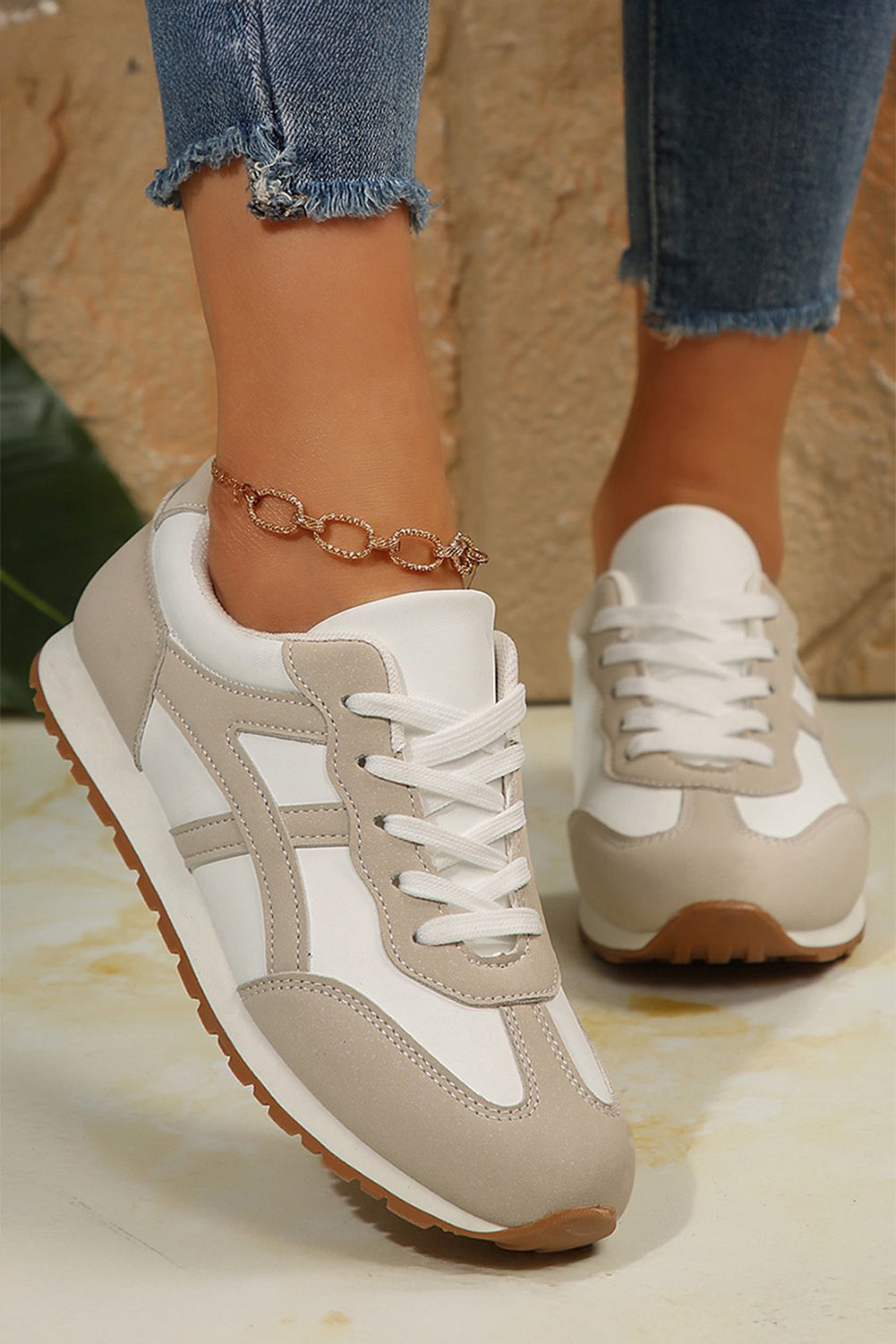 Calina | Zapatillas de piel sintética