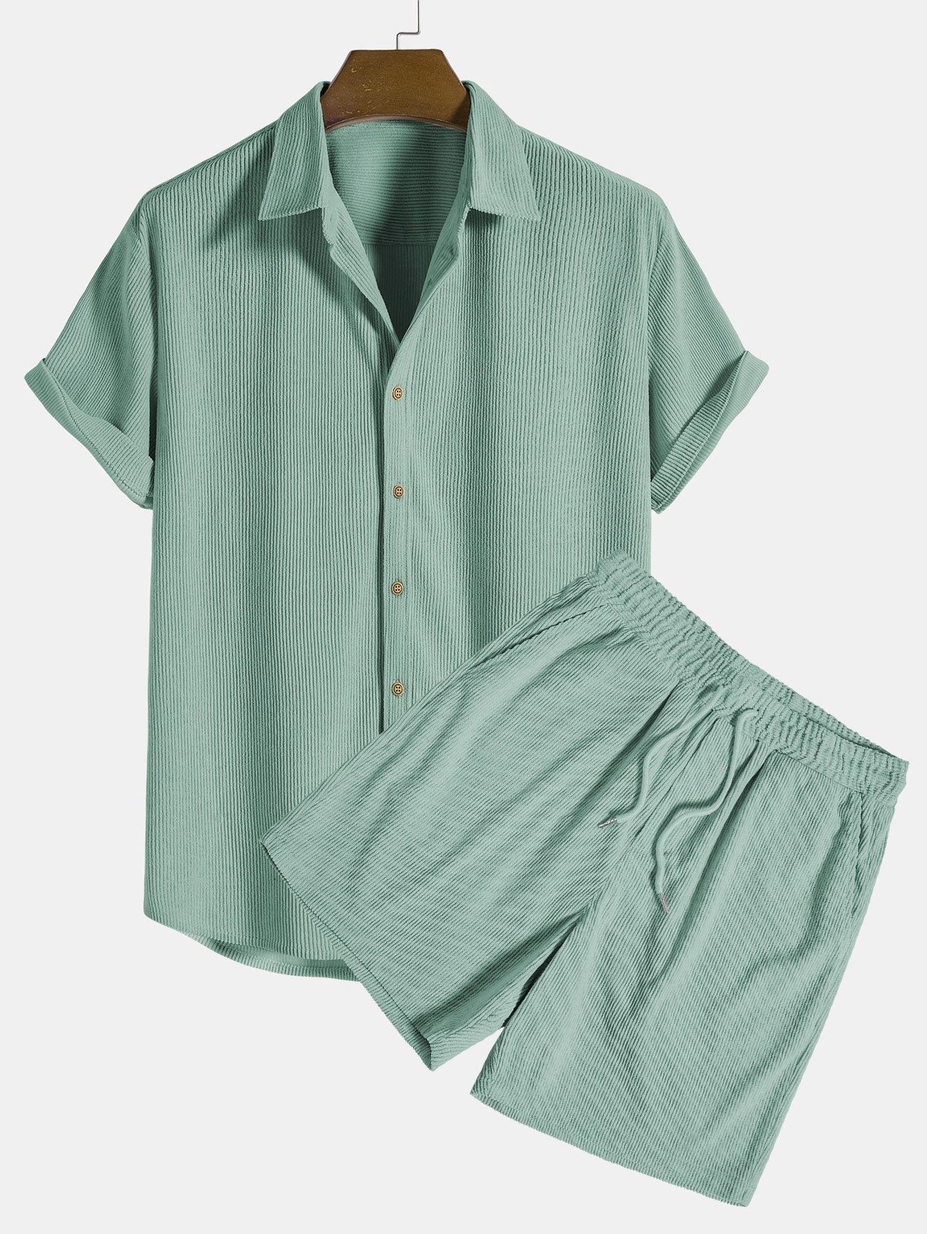 Salerno™ | Conjunto ligero de camisa y shorts para hombre