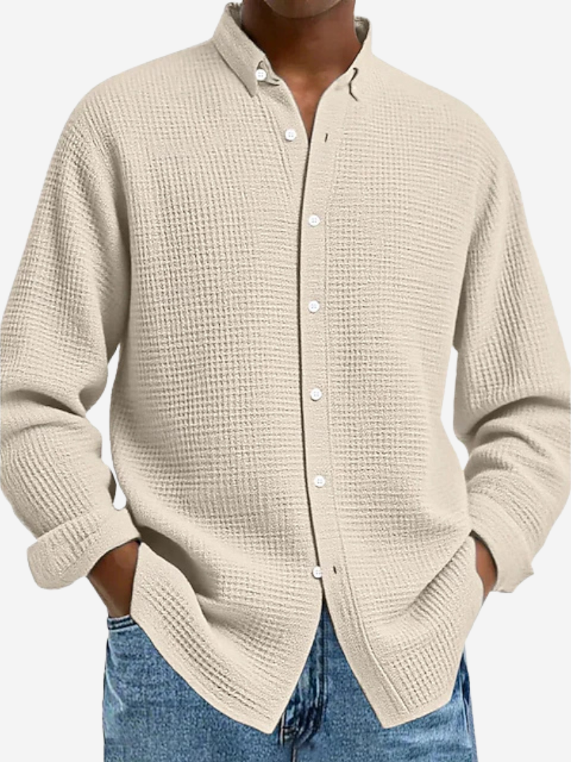 Javier | Camisa elegante con textura