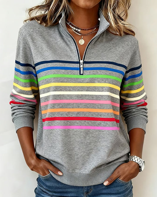 MARIA | Jersey casual con comodidad y estilo colorido para el día a día