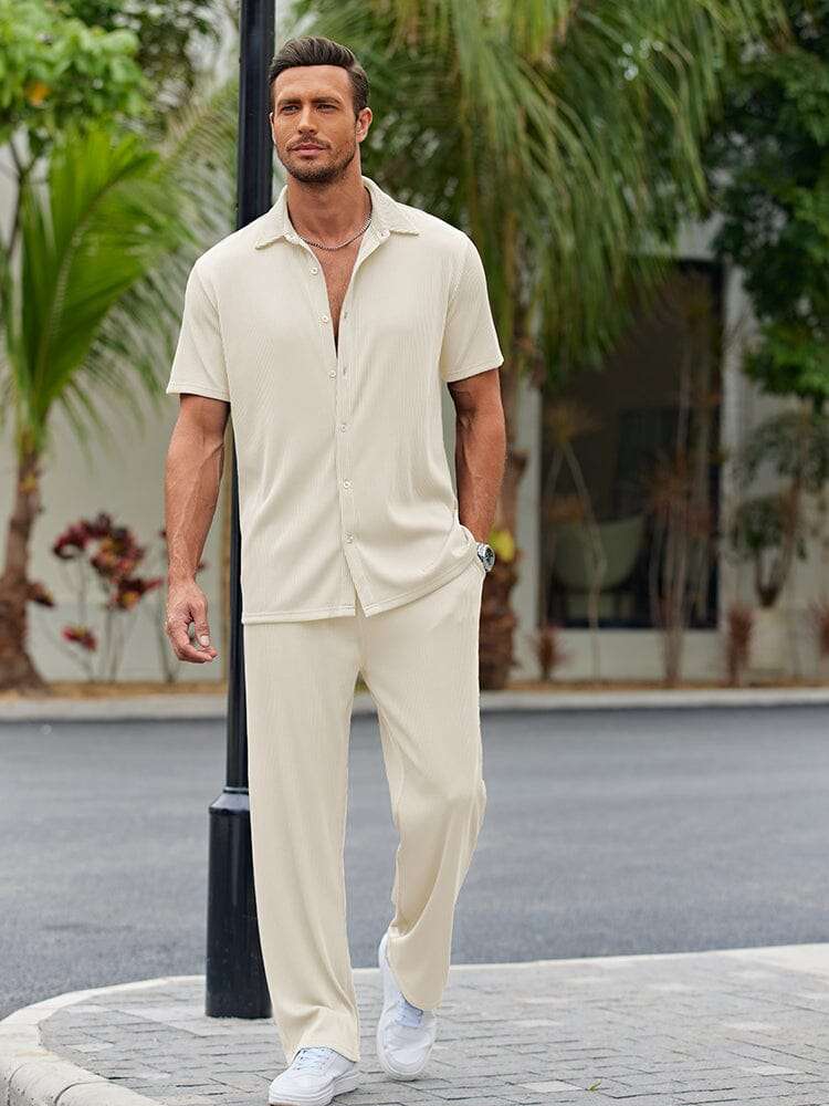 Melilla | Conjunto de Camisa de Corte Suelto