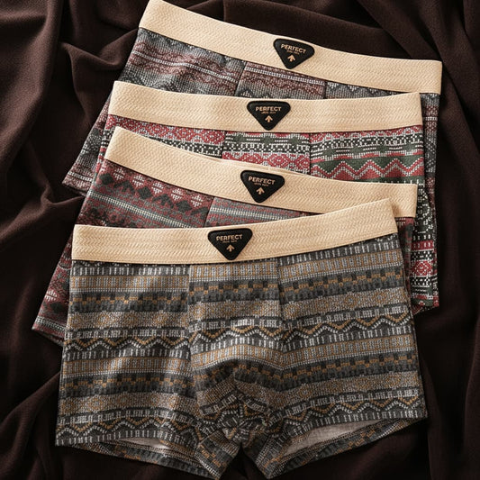 Calzoncillos retro de algodón