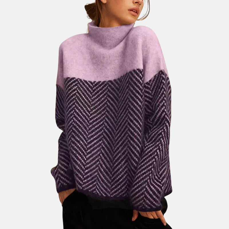Naroa | Suéter de cuello alto de algodón