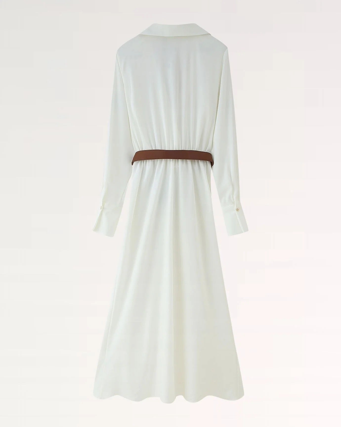 Vestido midi elegante  – estilo mediterráneo