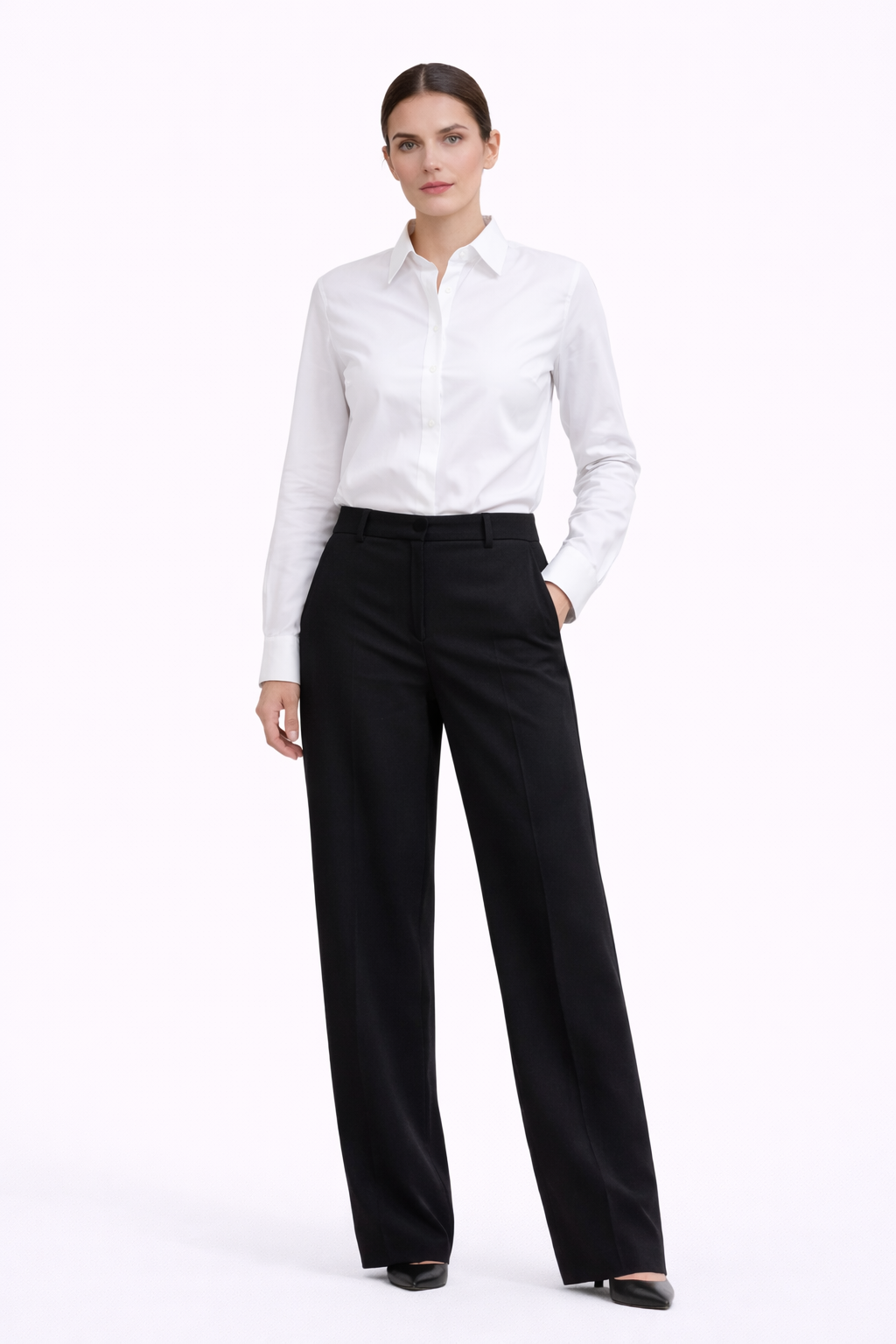 Sofía | Pantalones de traje de cintura alta para mujer