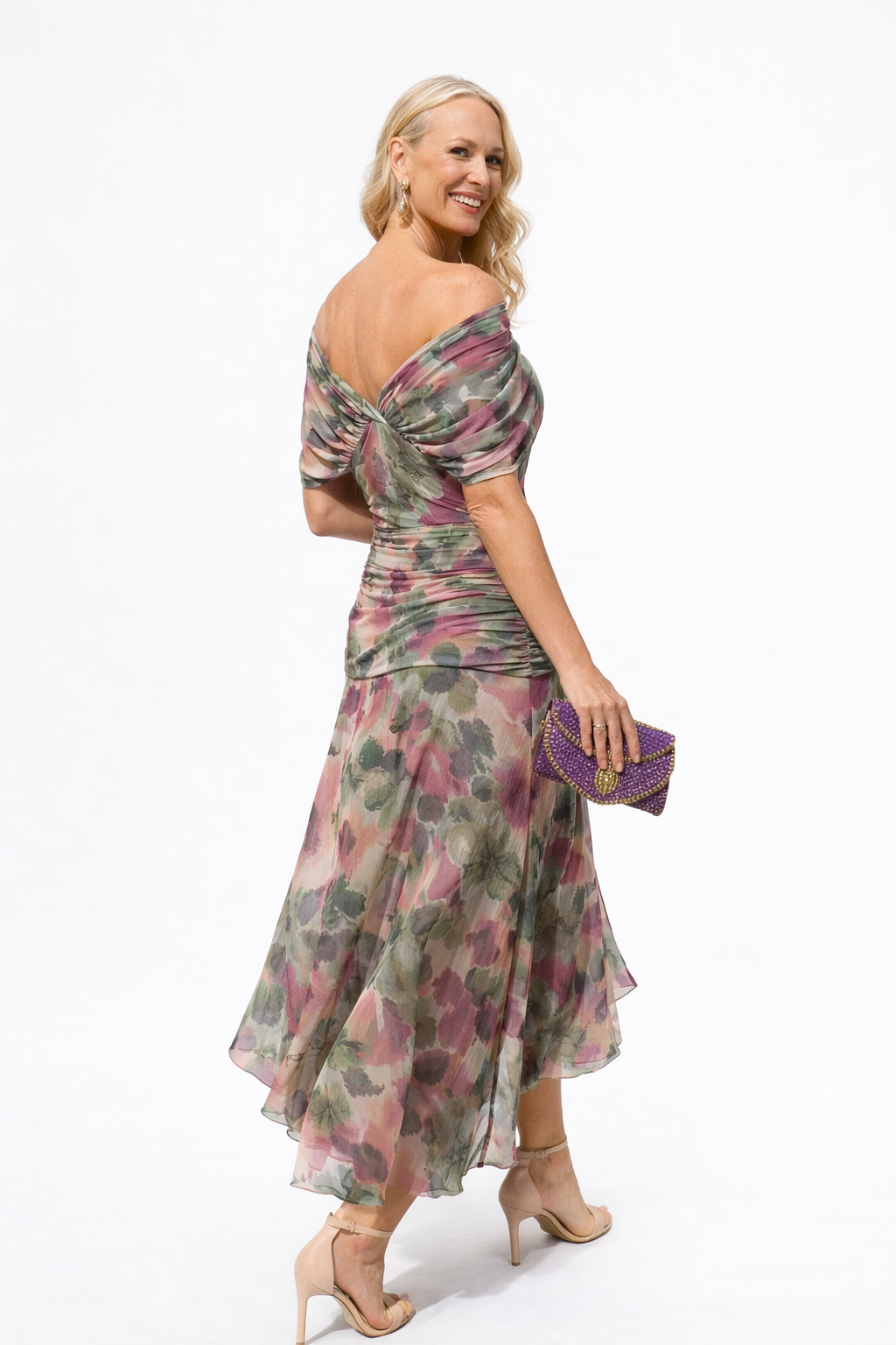 Serrano Madrid | Alicia vestido elegante y favorecedor con escote en V