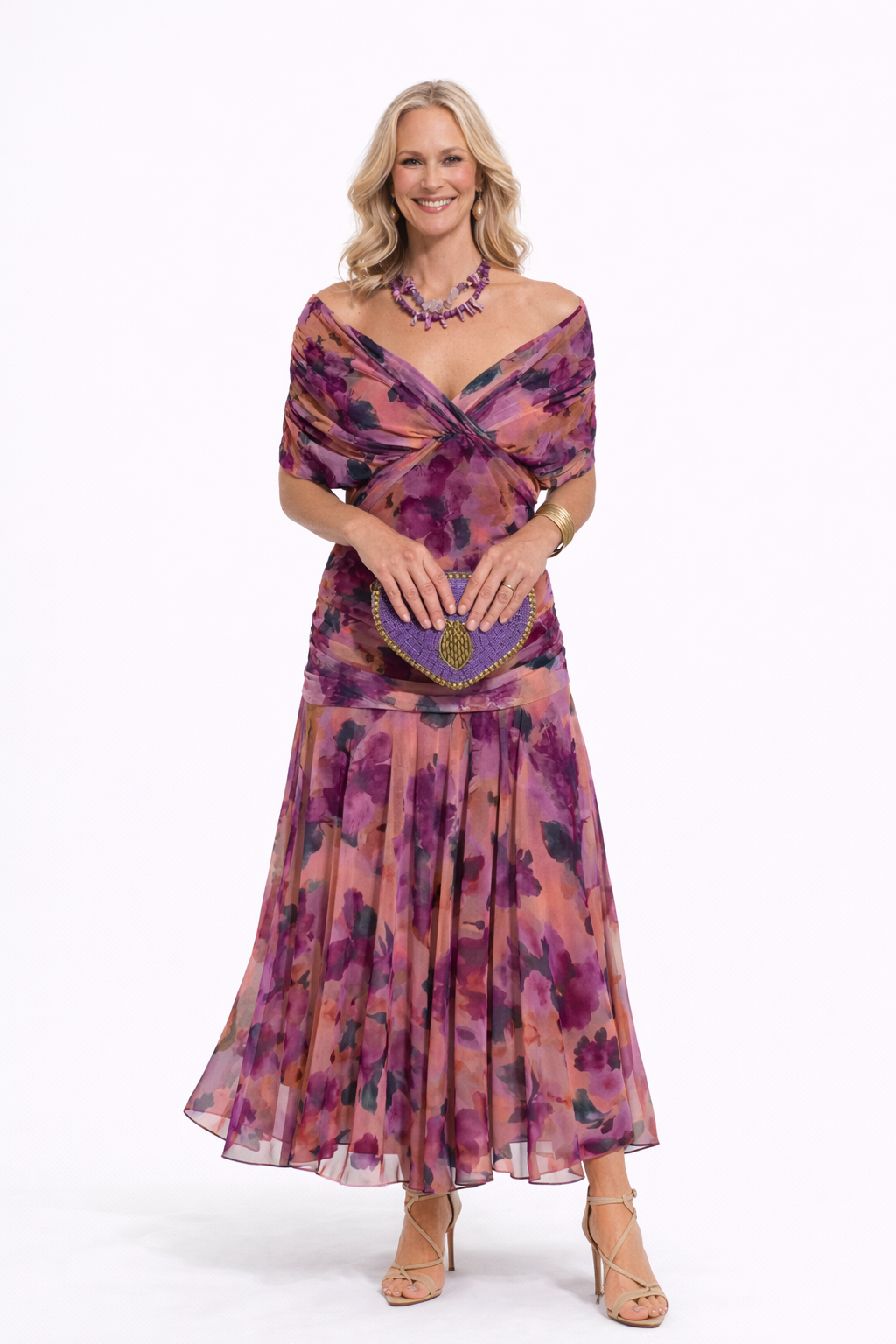Serrano Madrid | Alicia vestido elegante y favorecedor con escote en V