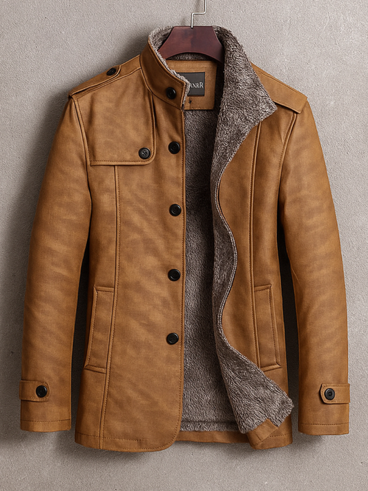 SERRANO MADRID | ABRIGO DE HOMBRE EN GAMUZA